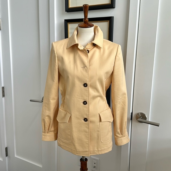 Oscar de la Renta Jackets & Blazers - Vintage Oscar de la Renta Cotton Blend Jacket 8